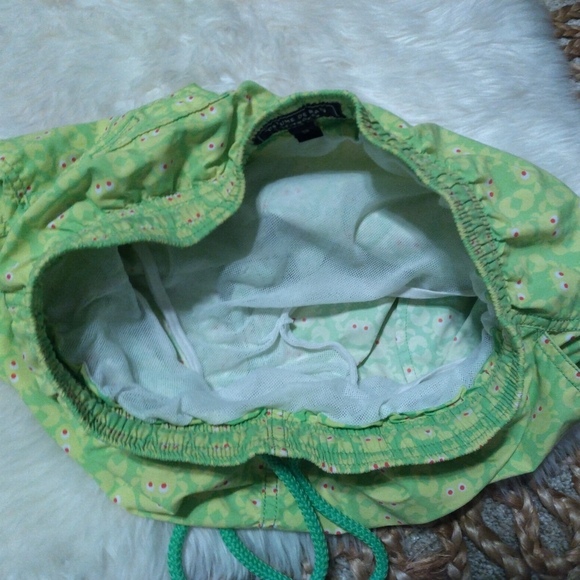 Green Patterned Swim Shorts - Picture 6 of 12